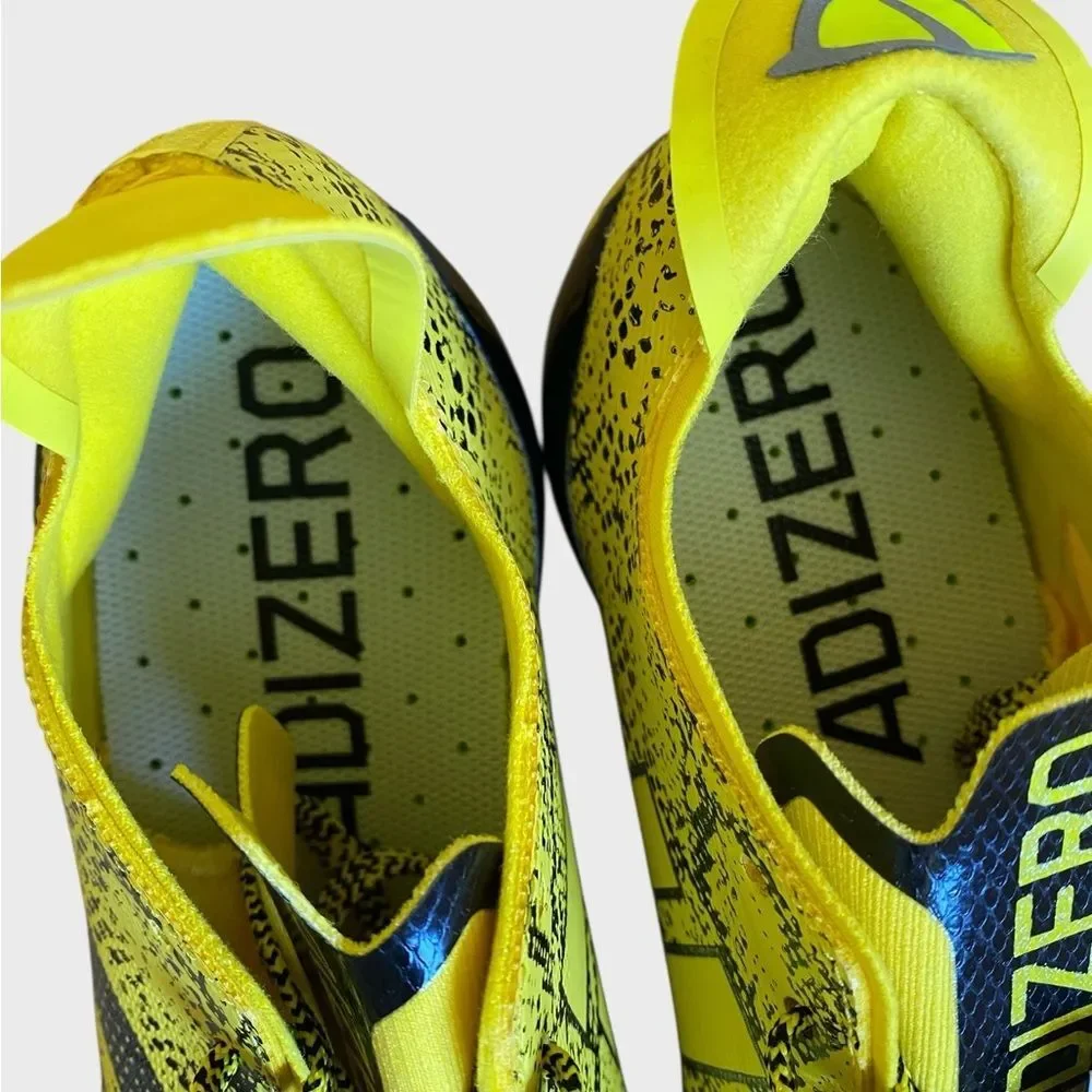 NEW Adidas Adizero Electric II Exotic Speed Football Cleats Men's Sz 8.5 Yellow